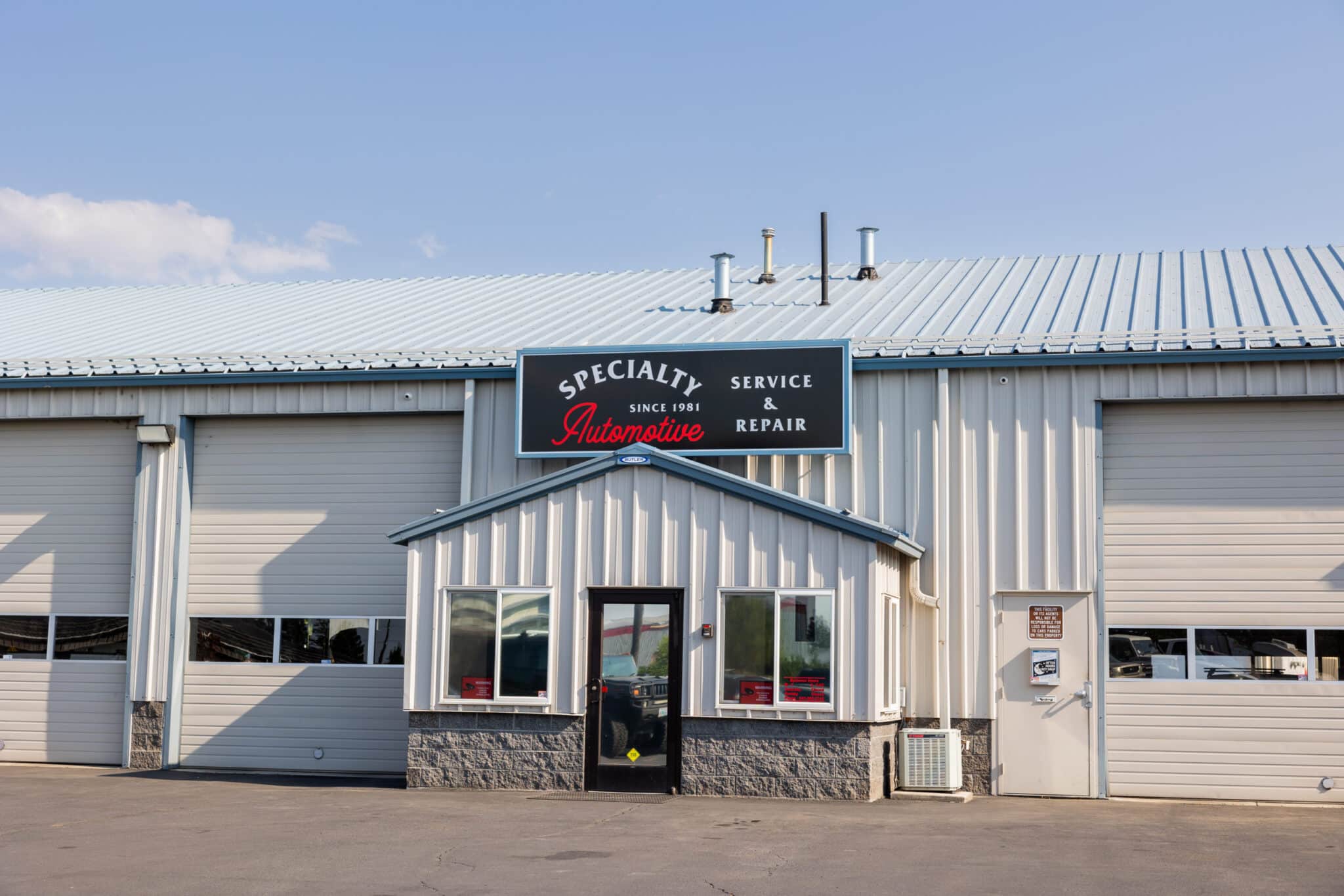 Specialty Automotive Service & Repair Shop